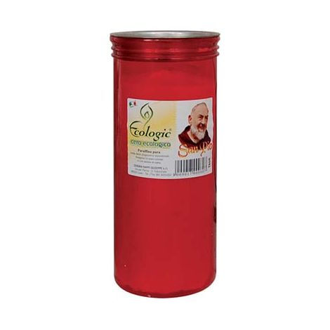 CERO VOTIVO - ROSSO T.80K MM 80X210 GR 350- 12 pezzi