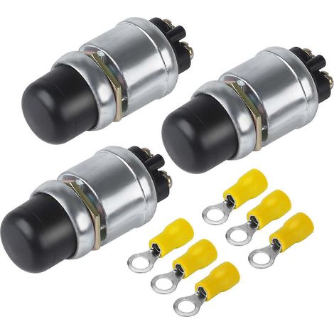 Ensemble de boutons-poussoirs étanches pour démarreur de moteur, capacité 50 A, pour véhicules, bateaux et engins de chantier. (1/5)
