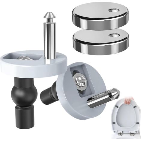 Abattants WC, Accessoires pour siège de toilette, connecteur à vis pour plaque de recouvrement (1/5)
