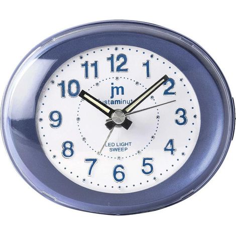Lowell Sveglia Analogica JA7116A Blu Movimento Silenzioso Metallo
