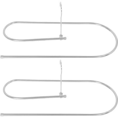 Homoyoyo Cintre à draps spiralé en acier inoxydable (2 pièces), (1/5)