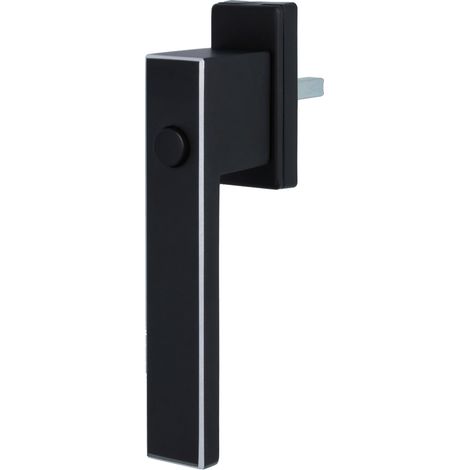 Eloxiert - gefräst Fensterklinke Deluxe Fenstergriff Aluminium Knopf-Rasterolive