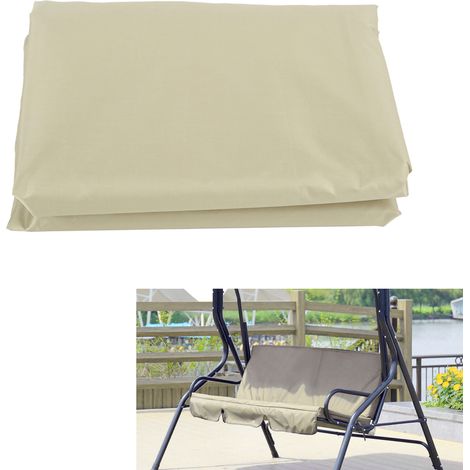 Wasserdichter Kissenbezug für 3-Personen-Hängematte, 150x50x10 cm, Polyester-Taft, für den Außenbereich (Beige) (1/5)