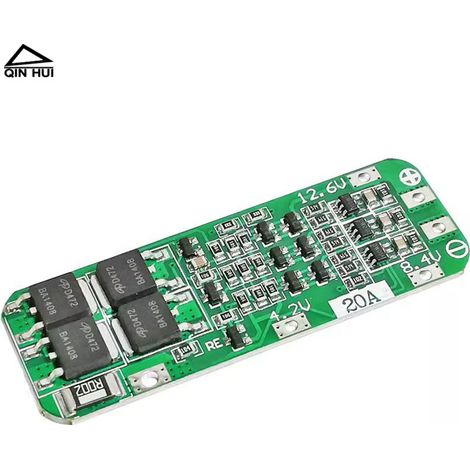 Protection board for high-current 3S18650 lithium battery (three-cell series power module) 12.6V 20A (1/4)