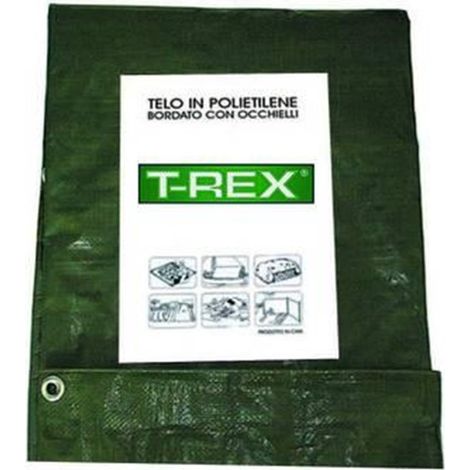 TELO OCCHIELLATO BORDATO CON ANGOLI RINFORZATI 100 GR   mt.10x15 - FER .193757