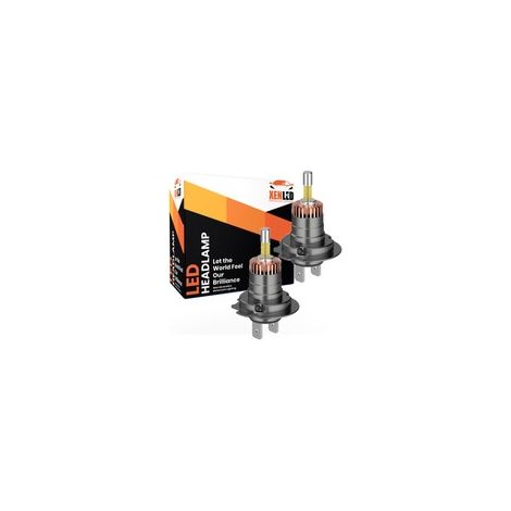 2x ampoules H7 LED LENSY Design 5000 Lms réels 55W CANBUS - XENLED - voiture moto - ratio 1:1 - plug&play (1/5)