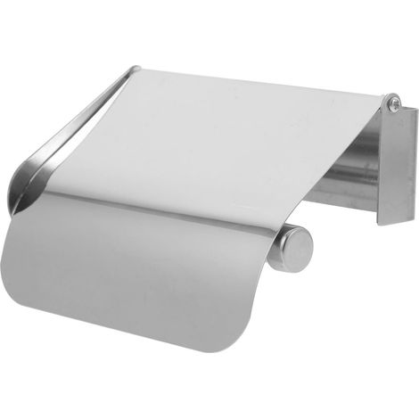 Porte-Rouleau de Papier Hygiénique Mural Acier Inoxydable Support Toilette Papier pour Salle de Bain Cuisine Hôtel Montage Mural (1/5)
