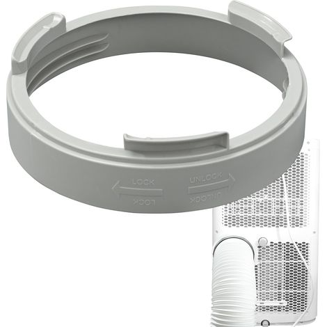 Connecteur de tuyau d'évacuation pour climatiseur portable — Adaptateur rond de 5,9 pouces — Raccord de conduit pour unité de climatisation (Rond)