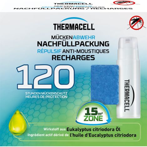 Thermacell Mückenabwehr Nachfüllpackung 120 Stunden, Zitroneneukalyptusöl