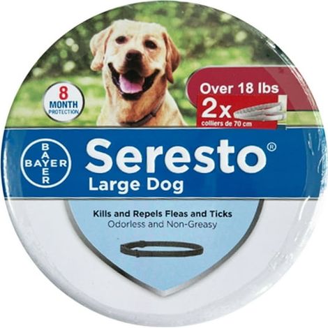 Protection 6 mois anti-puces 2 pièces imperméable chien 70 cm nouveau modèle US
