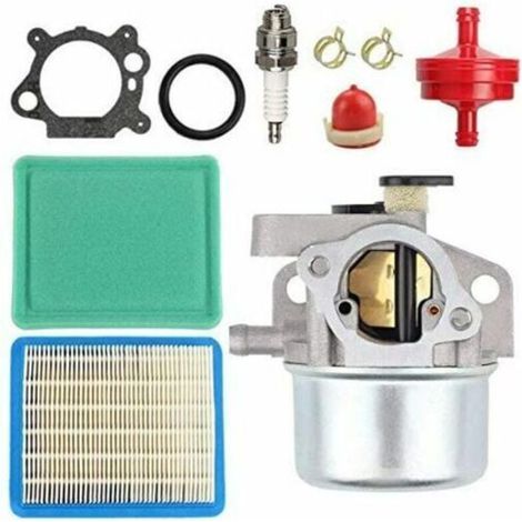 Carburateur pour moteurs Briggs & Stratton 790845, 796707, 794304, compatible avec série 675, 675ex, 725ex, incluant filtre à air, joint et bougie d'allumage (1/5)
