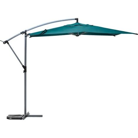 Ombrellone Manoa 3 m poliestere blu scuro (1/4)