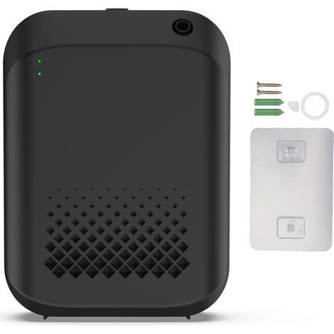 150ml smart fragrance diffuser with timer, Bluetooth and USB-C port, ideal for hotels, beauty salons and offices (black). (1/5)
