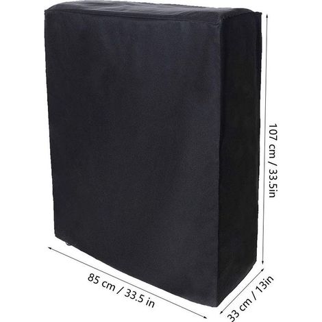 Housse de Lit, Housse de Protection, Housse de Protection de Lit, Compacte Lgre Noire Intrieure Extrieure pour la Maison, la Chambre Coucher (85 33 107cm) (1/5)
