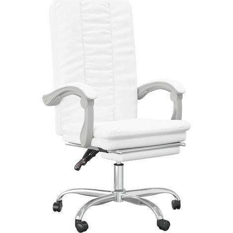 Maison Exclusive - Silla de oficina reclinable cuero sintético bl (1/5)