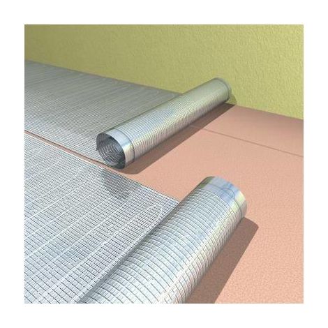 Trame chauffante électrique 80 W/m² pour pose sous parquet flottant – Aluminium – 8 m² – Prêt à poser, sans entretien – Sud Rayonnement