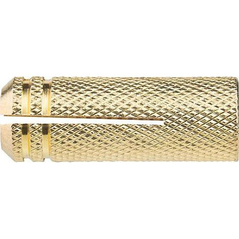 Chevilles à expansion en laiton M6x22mm – Lot de 25 pièces – Résistantes à la corrosion pour béton et brique pleine – Installation facile – (1/5)