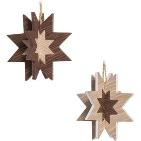 Stella 11Cm 4D Legno Nas-110 X1