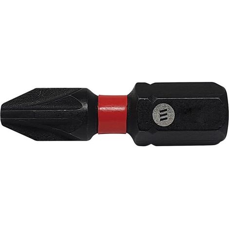 ForgeFix ForgeFast Pozidriv PZ2 Impact Driver Bits – 25mm Length, Pack of 50