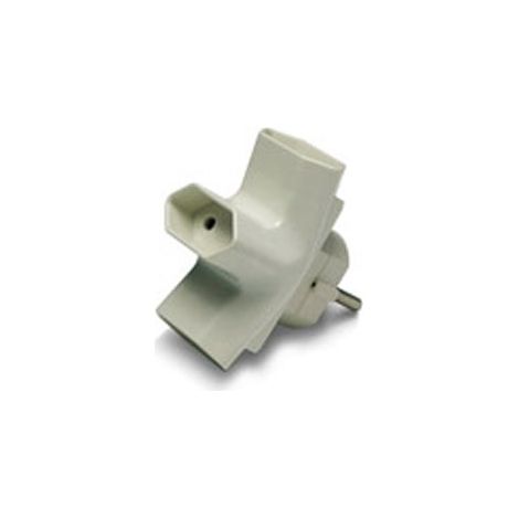 Connettore triplo bianco 16A EDM 40038