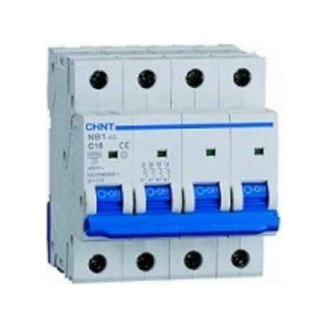 Chint disjoncteur thermo-magnÉtique 4 modules 4p 6ka 180420
