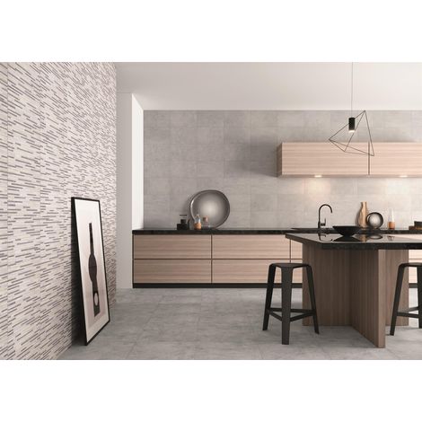 Carrelage d'intérieur effet béton - Série STORM - 33X33 STORM ANTHRACITE