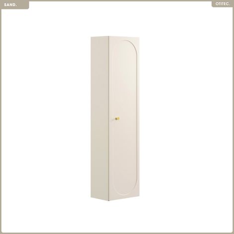 Colonne de salle de bain - 140 cm - 1 porte - SAND (1/5)