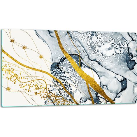 Schneidebrett aus Glas, 52 x 30 cm, Marmor (1/5)