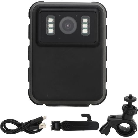 Mini caméra vidéo 2160P HD enregistrement en boucle vision nocturne détection de mouvement caméra de poche portable avec clip arrière (1/5)