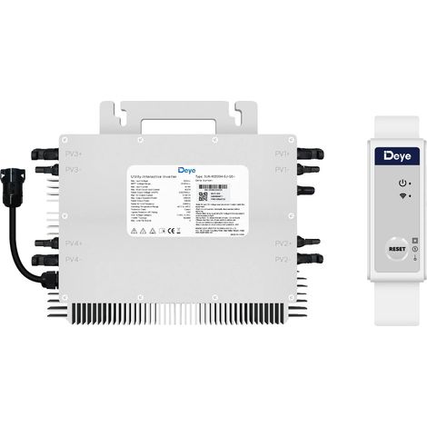 Micro-onduleur, sortie 2000W, support de 4 panneaux, avec anti-retour, 230V, 22-60V (1/2)