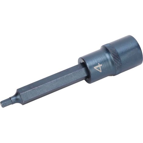 Embout hexagonal à douille en acier allié S2, tournevis long, clé électrique rapide, outil de quincaillerie 100x4 (1/5)