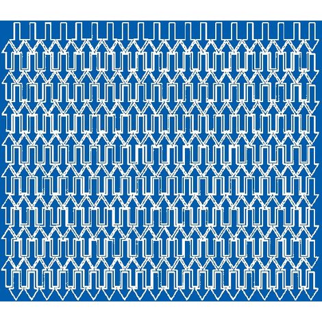 Adesivi a forma di freccia 1x2 cm, 340 pezzi, blu lucidi