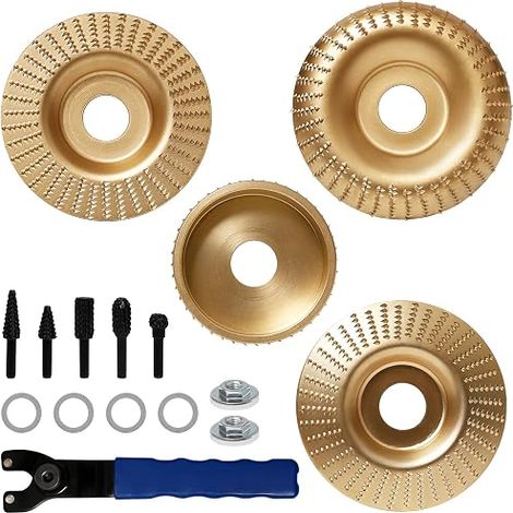 Wood Grinder Disc 75/100mm Carving Discs Abrasive Milling (1/5)