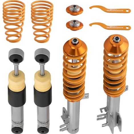 Gewindefahrwerk-Kit, absenkbar verstellbar 30-65mm vorne, absenkbar verstellbar 10-55mm hinten, Federhärte 7kg/mm vorne, Federhärte 2.5kg/mm hinten, (1/5)