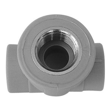 TEE FILETTATO FEMMINA 1&quot x Diam. 32 Grigio