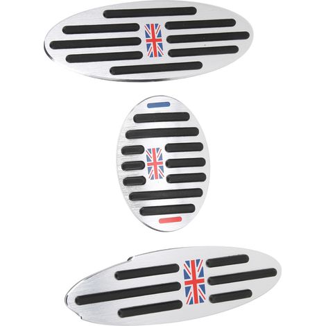 Gaspedalplatten mit Edelstahl- und PPE-Gummifußstütze, Ersatz für F54/F55/F56/F60 (1/5)
