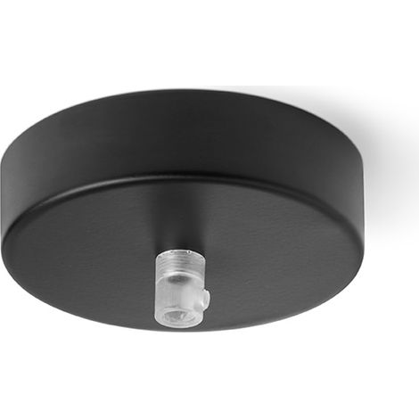Rosone In Metallo Nero Opaco D10Cm (1/2)