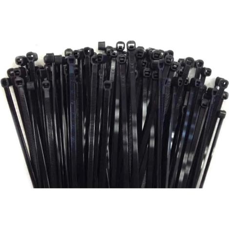 Bridas Sujetacables 530x9mm, Negro, UV Estable (100 Unidades) (1/3)