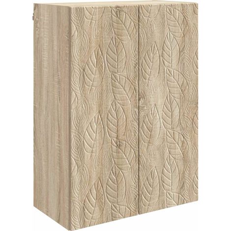 Wandschrank Sonoma-Eiche 66 x 34,5 x 90 cm Holzwerkstoff vidaXL