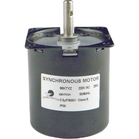 68KTYZ 220V 100RPM CW/CCW Reversible Reduction Motor Synchronous Gear Motor (1/5)