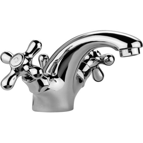 Miscelatore lavabo Iris con scarico in ottone cromo di Paffoni (1/9)
