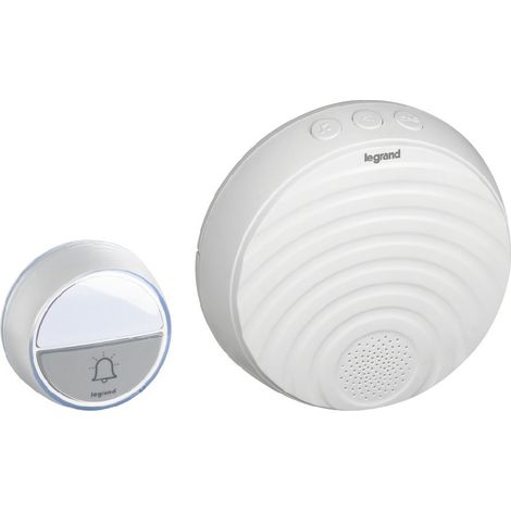 Legrand - Kit carillon radio sans fil Confort plug-in 230V - blanc