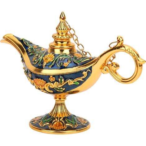Wunschlaterne, Zinklegierung, galvanisiert, Vintage-Wohndekoration, europäisches Geschenkornament (1/5)