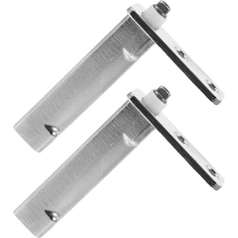 Charnière de porte de congélateur 2pcs en acier inoxydable accessoire de remplacement résistant compatible avec réfrigérateur pour environnement de bureau (1/5)