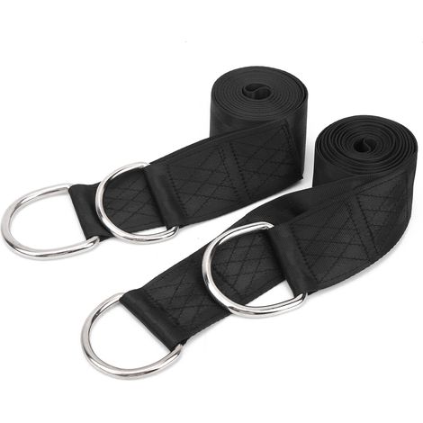 Sangle de sécurité pour hamac suspendu de balançoire d'extérieur, corde en nylon, sangle de 3 mètres x 5 cm (1/5)