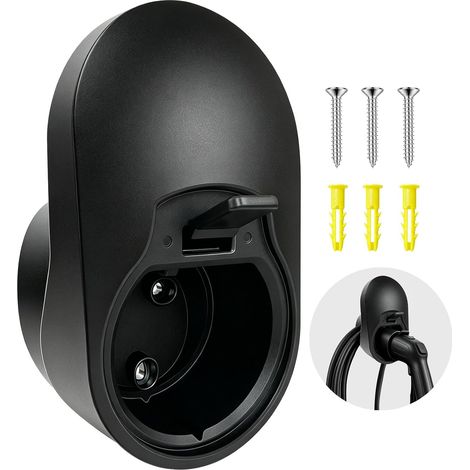 Support de Chargeur EV Type 2, Support de câble de Charge de Voiture Type 2, Support Chargeur Voiture Electrique, Gestion du câble de Charge intérieur,extérieur (1/5)