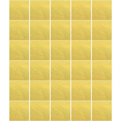 500 feuilles de papier aluminium doré pour emballage cadeau et alimentaire, notamment pour le chocolat (9 x 9 cm).-99cm-Golden (1/3)