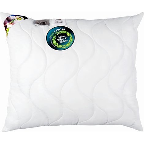 Almohada térmica 70x80 Percal 100% 1000g Cálida Exclusiva Premium (1/4)