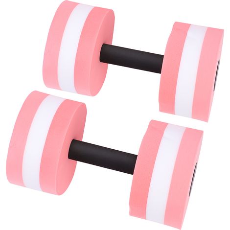 1 paire d'haltères flottants pour entraînement de musculation, Fitness, Yoga, haltères (rose) (1/5)