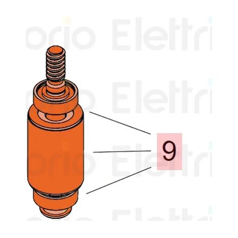 faac pièce détachée rotor 412-bat 746028 (1/3)
